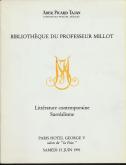 Bibliothèque Du Professeur Millot - Littérature Contemporaine Surréalisme. Vente 15 juin 1991