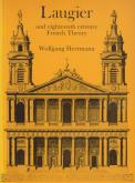 Laugier and eighteenth century French Theory