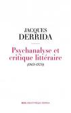 PSYCHANALYSE ET CRITIQUE LITTéRAIRE (1969-1970)