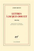 LETTRES À JACQUES DOUCET 1920 - 1926