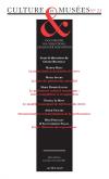 REVUE CULTURE ET MUSEES N° 22 - 2013