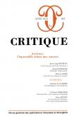 REVUE CRITIQUE N° 863 - ART BRUT, L\