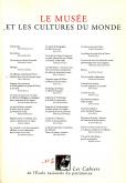 Le musée et les cultures du monde.