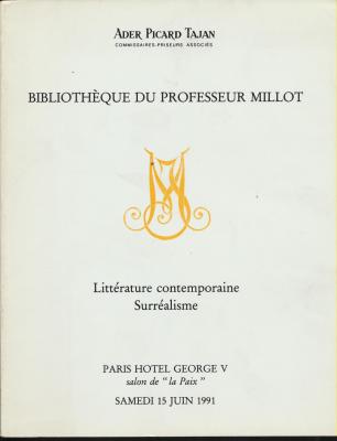 bibliotheque-du-professeur-millot-litterature-contemporaine-surrealisme-vente-15-juin-1991