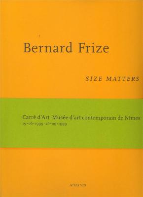 bernard-frize-size-matters-exemplaire-d-occasion-etat-neuf-