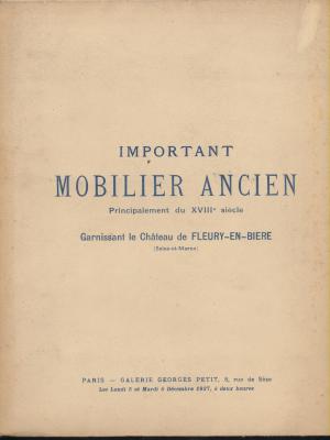 important-mobilier-ancien-principalement-du-xviii°-siecle-garnissant-le-chateau-de-fleury-en-biere