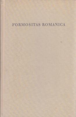 formositas-romanica-beitrÄge-zur-erforschung-der-romanischen-kunst