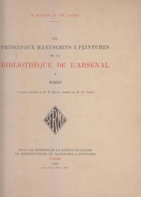 les-principaux-manuscrits-À-peintures-de-la-bibliothEque-de-l-arsenal-À-paris