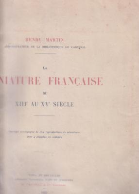 la-miniature-franÇaise-du-xiiie-au-xve