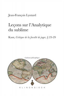 leÇons-sur-l-analytique-du-sublime-kant-critique-de-la-facultE-de-juger-23-29