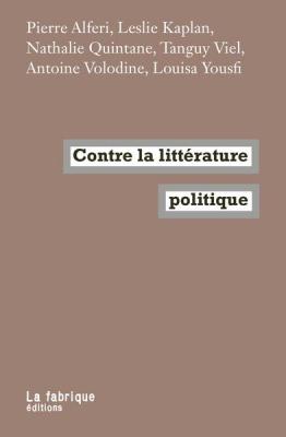 contre-la-litterature-politique