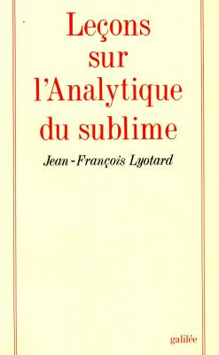 lecons-sur-l-analytique-du-sublime