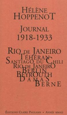 journal-1918-1933-rio-de-janeiro-teheran-santiago-du-chili-berlin-beyrouth-damas-berne